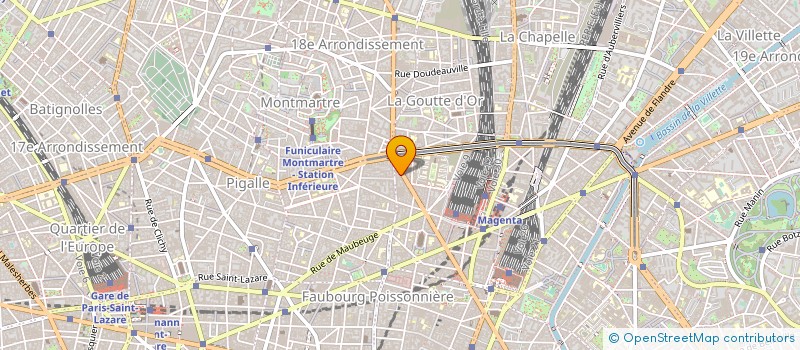 localisation de l'entreprise MAISON DAVID à PARIS