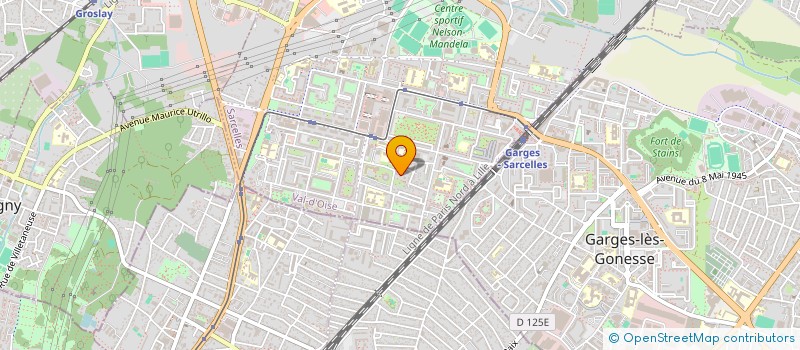 localisation de l'entreprise MAISON DAYA  SARCELLES