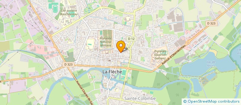 localisation de l'entreprise MAISON DE BEAUTE à LA FLECHE