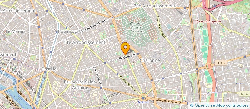 localisation de l'entreprise MAISON DE BEAUTE ECEM  PARIS