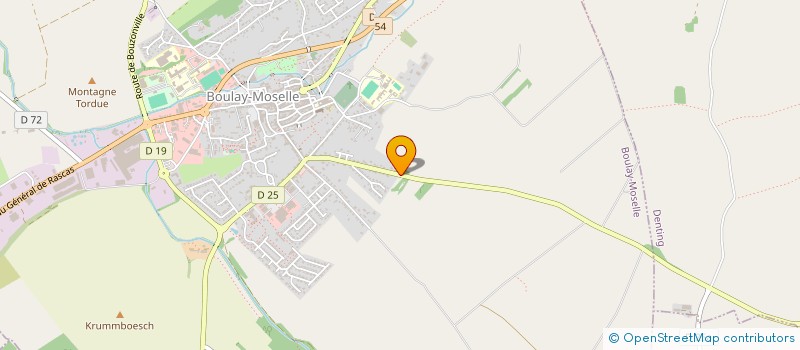 localisation de l'entreprise MAISON DE BEAUTE L'EDEN à BOULAY-MOSELLE