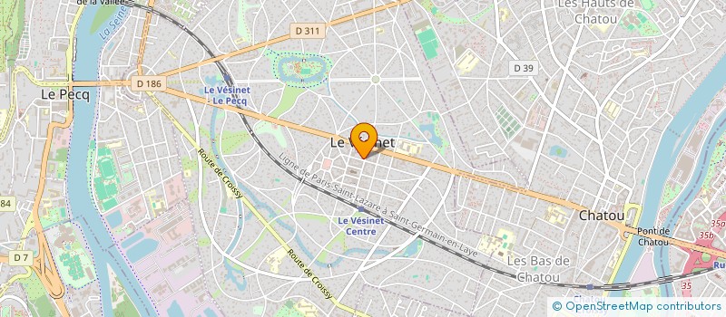 localisation de l'entreprise MAISON DE BEAUTE MADEMOISELLE à LE VESINET