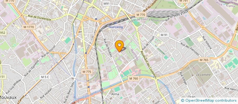 localisation de l'entreprise MAISON DE BENFICA TOURCOING  TOURCOING