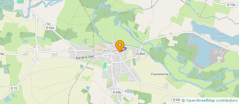 localisation de l'entreprise MAISON DE CAMPAGNE à SAINT-GENOU