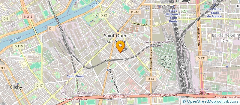 localisation de l'entreprise MAISON DE CHARITE à SAINT-OUEN-SUR-SEINE