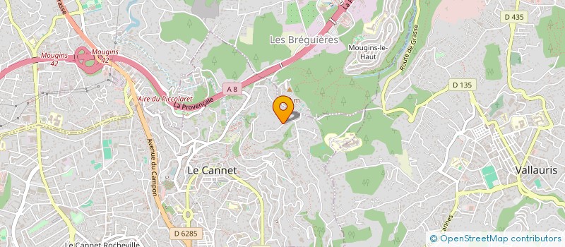 localisation de l'entreprise MAISON DE CHARME à LE CANNET