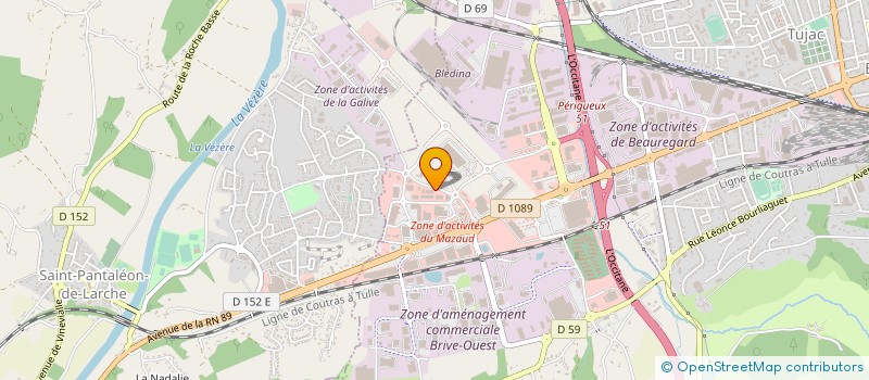 localisation de l'entreprise MAISON DE CHINE à BRIVE-LA-GAILLARDE
