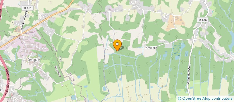 localisation de l'entreprise MAISON DE FAMILLE  SAINT-MARTIN-DE-SEIGNANX