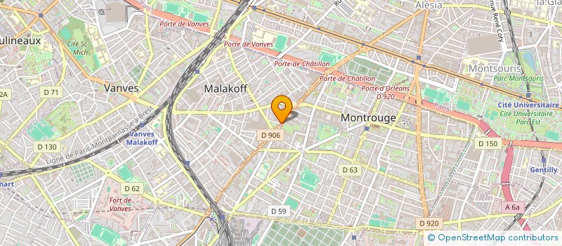 localisation de l'entreprise MAISON DE FAMILLE  MALAKOFF