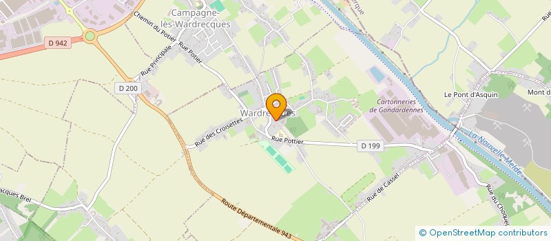 localisation de l'entreprise MAISON DE FAMILLE DE L'AVE MARIA  WARDRECQUES