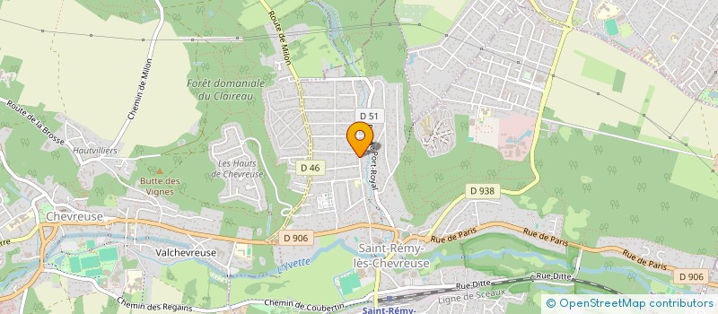 localisation de l'entreprise MAISON DE FAMILLE L'OASIS  SAINT-REMY-LES-CHEVREUSE