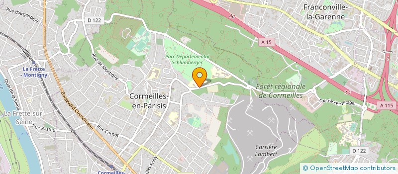 localisation de l'entreprise MAISON DE FAMILLE LA CHATAIGNERAIE à CORMEILLES-EN-PARISIS