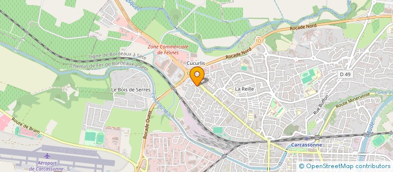localisation de l'entreprise MAISON DE FRANCE à CARCASSONNE