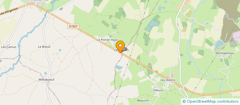 localisation de l'entreprise MAISON DE GEORGES ET PAULETTE à BOUESSE