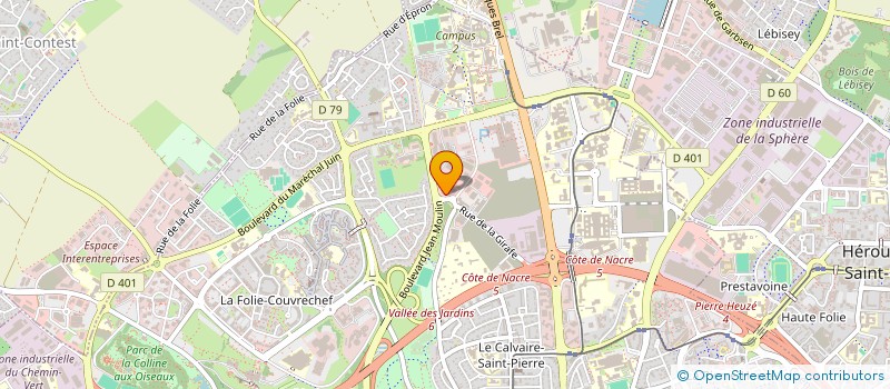 localisation de l'entreprise MAISON DE GESTION à CAEN