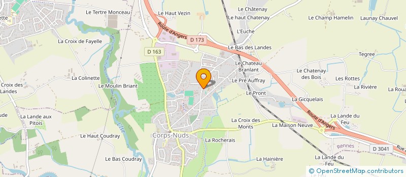 localisation de l'entreprise MAISON DE JEUNES ET DE CULTURE  CORPS-NUDS