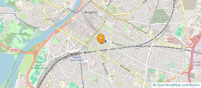 localisation de l'entreprise MAISON DE L AGRICULTURE à ANGERS