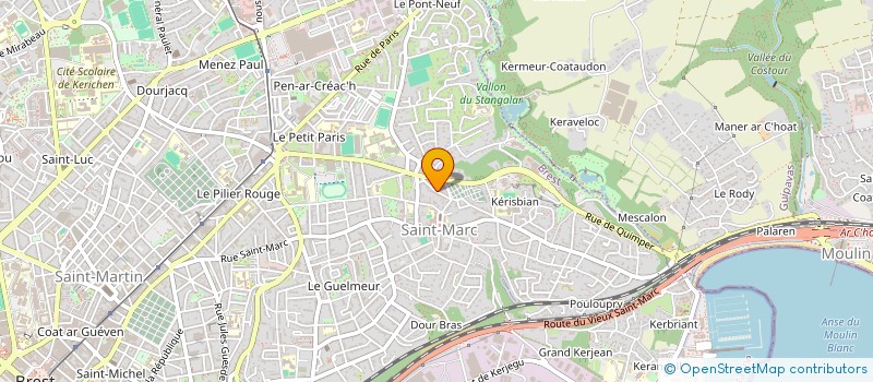 localisation de l'entreprise MAISON DE L'ALLEMAGNE à BREST