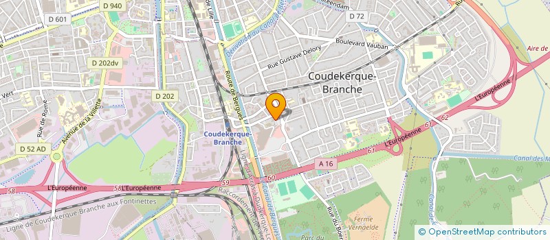 localisation de l'entreprise MAISON DE L ANIMATION à COUDEKERQUE-BRANCHE