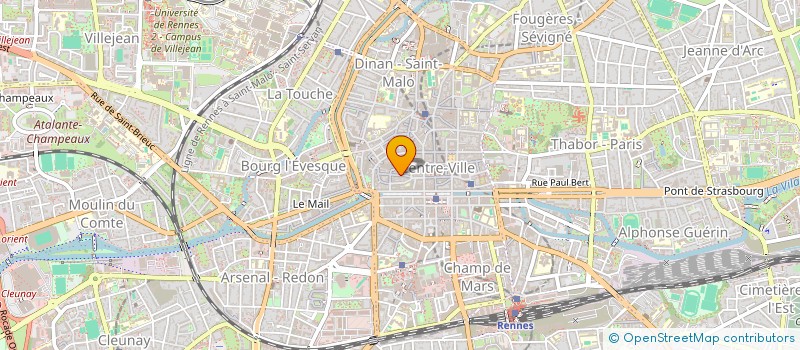 localisation de l'entreprise MAISON DE L'ARCHITECTURE ET DES ESPACES EN BRETAGNE  RENNES