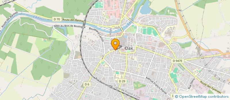 localisation de l'entreprise MAISON DE L AUDITION à DAX