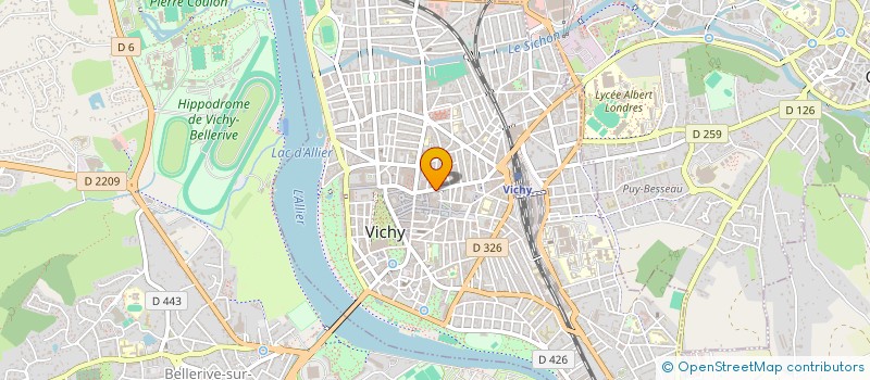 localisation de l'entreprise MAISON DE L'AUDITION à VICHY