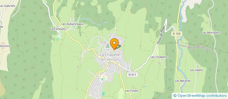 localisation de l'entreprise MAISON DE L'AVENTURE à LA CHAPELLE-EN-VERCORS