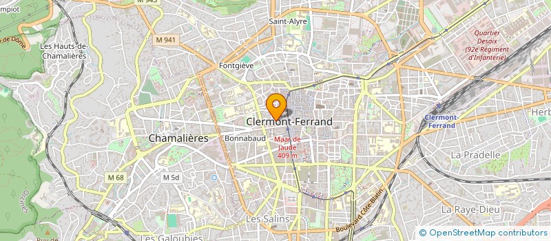 localisation de l'entreprise MAISON DE L'AVOCAT  CLERMONT-FERRAND