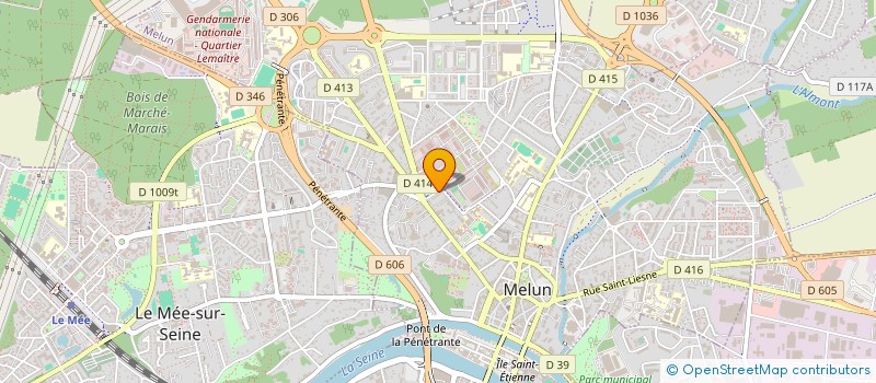 localisation de l'entreprise MAISON DE L'EMBALLAGE  MONTEREAU-FAULT-YONNE