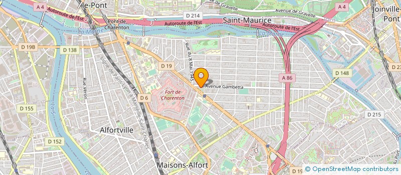 localisation de l'entreprise MAISON DE L EMPLOI DE MAISONS ALFORT CHARENTON LE PONT SAINT MAURICE à MAISONS-ALFORT