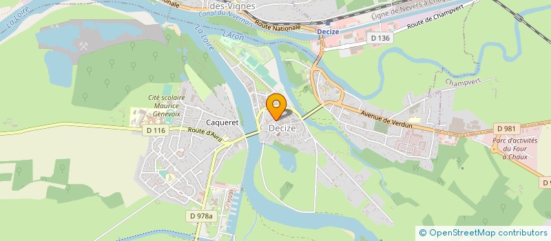 localisation de l'entreprise MAISON DE L'EMPLOI ET DE L'ECONOMIE DU SUD NIVERNAIS à DECIZE