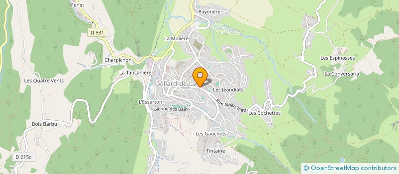 localisation de l'entreprise MAISON DE L'EMPLOI ET DE L'ENTREPRISE à VILLARD-DE-LANS