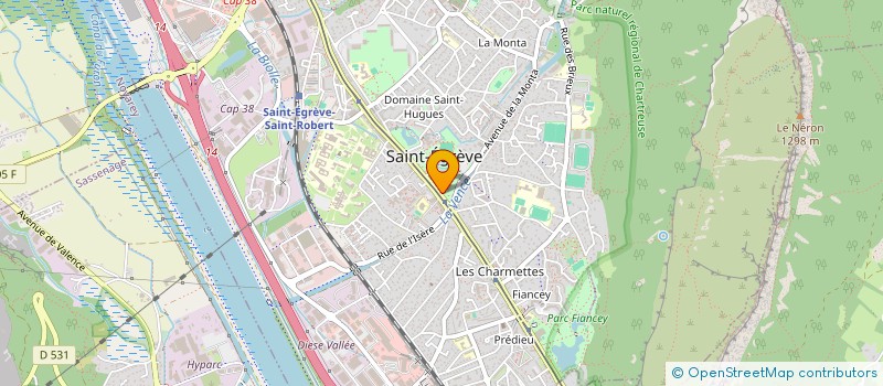 localisation de l'entreprise MAISON DE L'EMPLOI ET DE L'ENTREPRISE - MIFE ISERE à SAINT-EGREVE