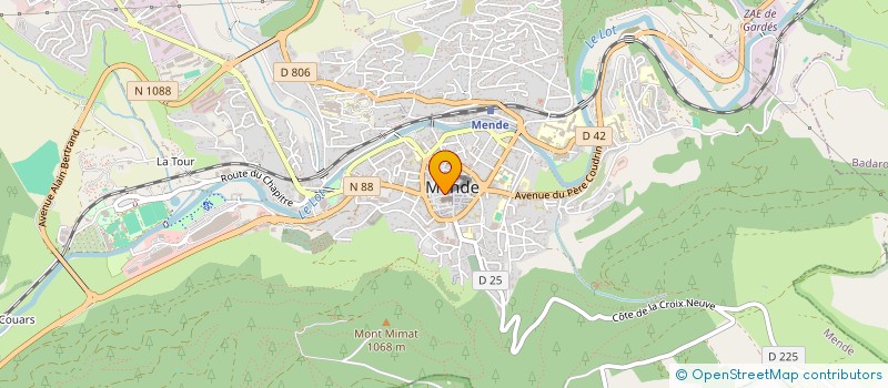 localisation de l'entreprise MAISON DE L' EMPLOI ET DE LA COHESION SOCIALE DE LA LOZERE à MENDE