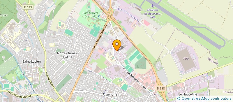 localisation de l'entreprise MAISON DE L'EMPLOI ET DE LA FORMATION DU GRAND BEAUVAISIS à BEAUVAIS