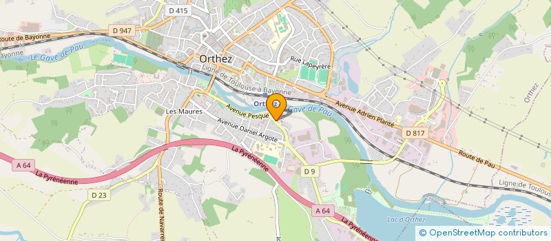 localisation de l'entreprise MAISON DE L'EMPLOI ET DE LA FORMATION LACQ ORTHEZ OLORON MAULEON à ORTHEZ