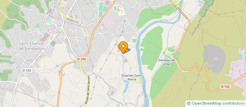 localisation de l'entreprise MAISON DE L'EMPLOI ET DE LA FORMATION SUD ARDECHE à AUBENAS