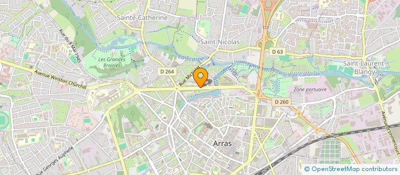 localisation de l'entreprise MAISON DE L'EMPLOI ET DES METIERS EN PAYS D ARTOIS à ARRAS