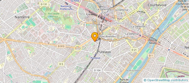 localisation de l'entreprise MAISON DE L'EMPLOI RIVES DE SEINE à PUTEAUX