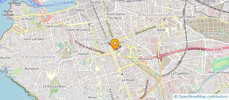 localisation de l'entreprise MAISON DE L'ENCRE  MARSEILLE