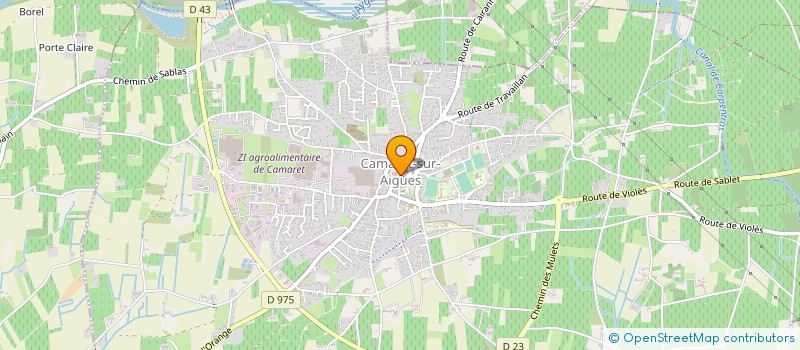 localisation de l'entreprise MAISON DE L ENERGIE  CAMARET-SUR-AIGUES