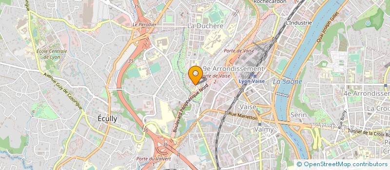 localisation de l'entreprise MAISON DE L ENFANCE DE LA DUCHERE  LYON