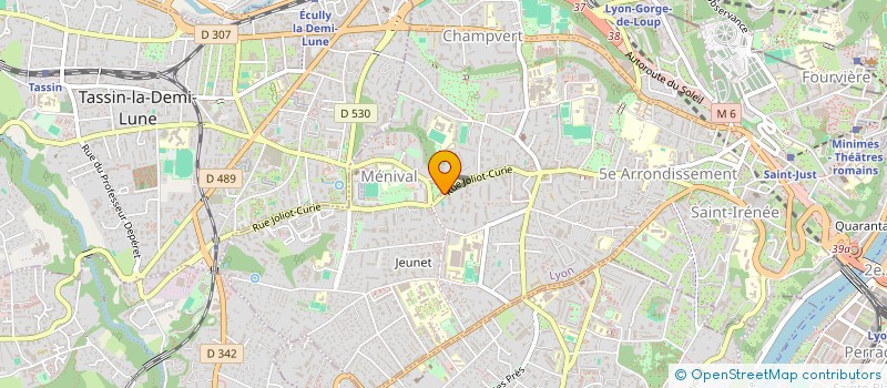 localisation de l'entreprise MAISON DE L ENFANCE DE MENIVAL à LYON