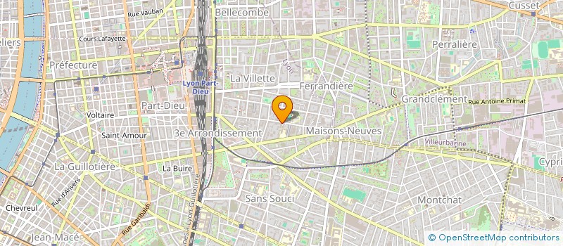 localisation de l'entreprise MAISON DE L ENFANCE LYON 3EME EST  LYON