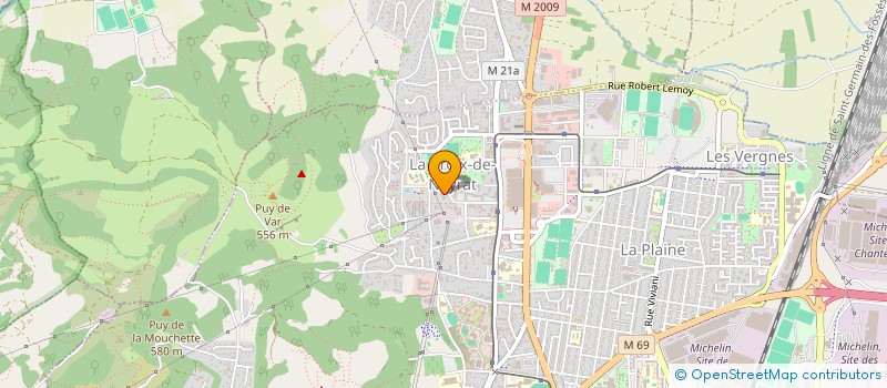 localisation de l'entreprise MAISON DE L'ENTRAIDE ET DE LA SOLIDARITE  CLERMONT-FERRAND