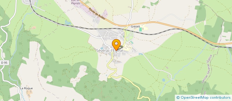 localisation de l'entreprise MAISON DE L'ESPOIR  LAISSAC-SEVERAC L'EGLISE