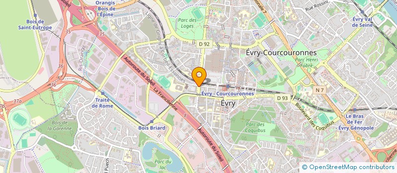 localisation de l'entreprise MAISON DE L'ESPOIR - SERVICE S.A.A à EVRY-COURCOURONNES