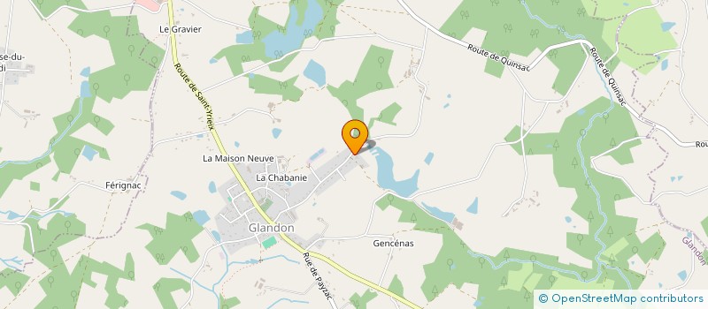localisation de l'entreprise MAISON DE L'ETANG à GLANDON