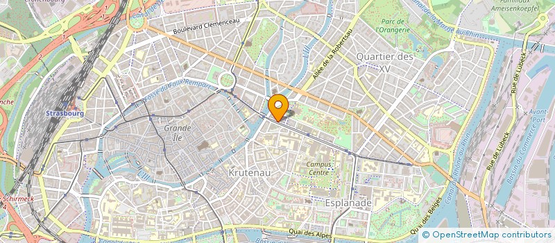 localisation de l'entreprise MAISON DE L ETUDIANTE à STRASBOURG