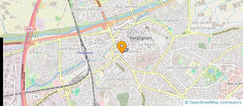 localisation de l'entreprise MAISON DE L'EUROPE PYRENEES ROUSSILLON à PERPIGNAN